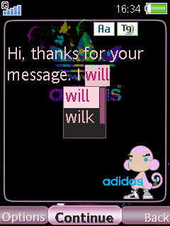 [240x320三鍵]愛迪達 adidas girl