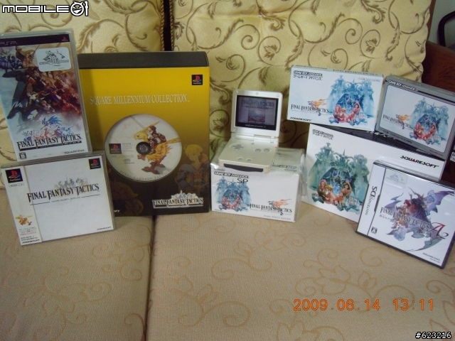 FINAL FANTASY 系列 全機種遊戲+主機 照片大分享^^