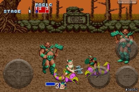 iphone遊戲：Sega 戰斧 , 移值早期大型電玩