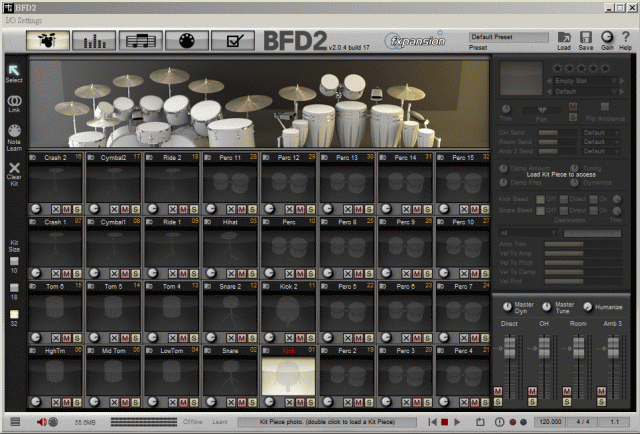 有關於爵士鼓模擬軟體BFD2