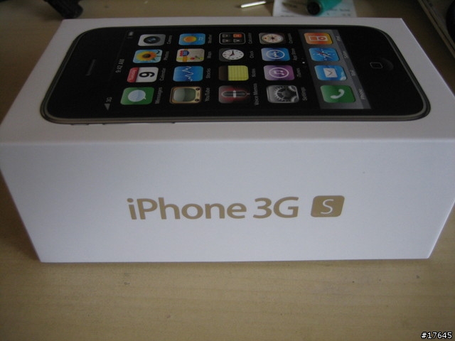 燒滾滾的iPhone 3G S 16GB白 手機到手