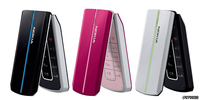 亞太新機登場 - NOKIA時尚三色機2608