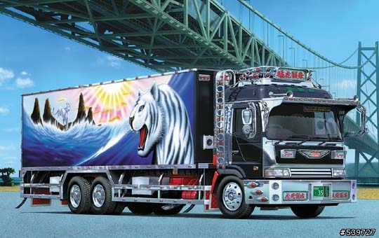 爆走卡車貨櫃車デコトラ模型哪裡買?