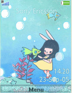 {240*320}兔耳女孩~海底樂園