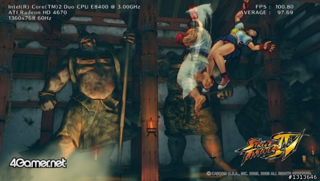 快打旋風4 PC版測試- Lantic 喬帝4670 DDR4