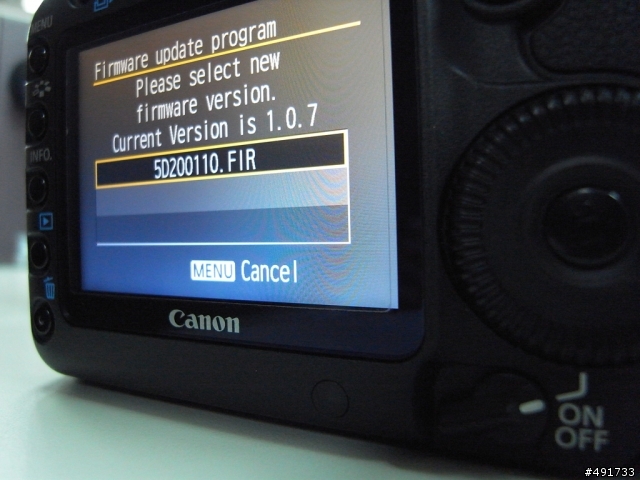 5D MarkII（無敵兔）韌體 1.1.0 更新韌體教學