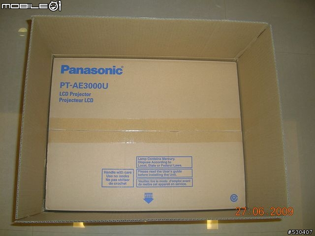 Panasonic 1080P Projector AE3000U開箱照
