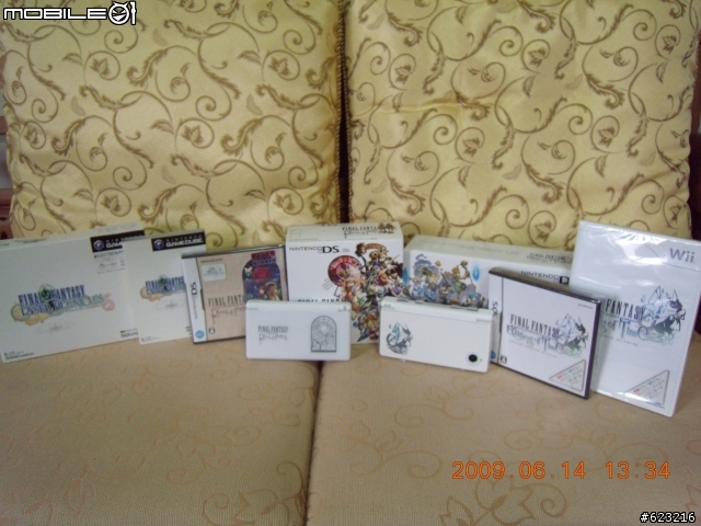 FINAL FANTASY 系列 全機種遊戲+主機 照片大分享^^