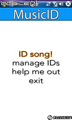[WM6.1免費版}MusicID音樂辨識軟體! ~for I908