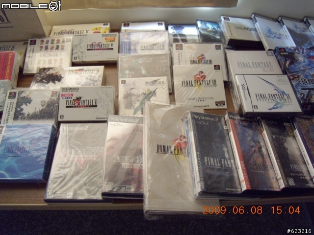 FINAL FANTASY 系列 全機種遊戲+主機 照片大分享^^