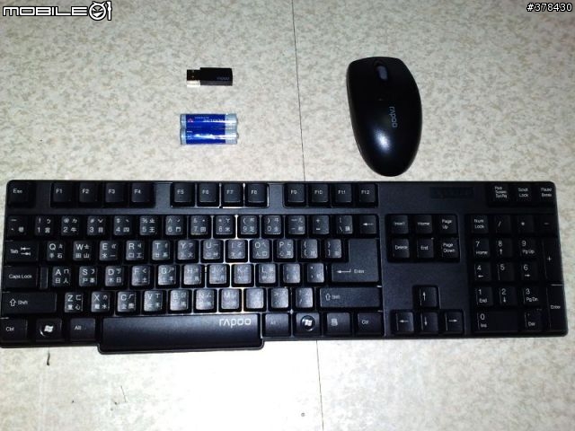 [分享] 雷柏 1800 2.4G無線平價鍵盤滑鼠組
