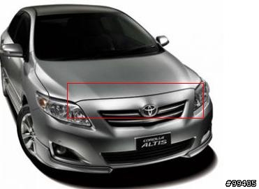 TOYOTA的引擎蓋設計