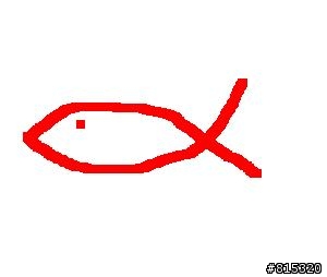 車子後面貼的魚？？