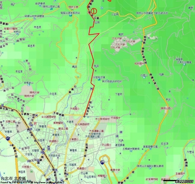 【分享路線】休假偷閒被抓包之"陽明山小3P"