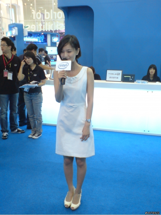 [Intel@Computex 2009]南港展館4F  參觀INTEL館 (新增一大堆主機板)