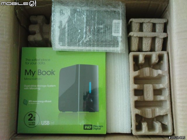 [開箱]WD My Book Mirror 2T