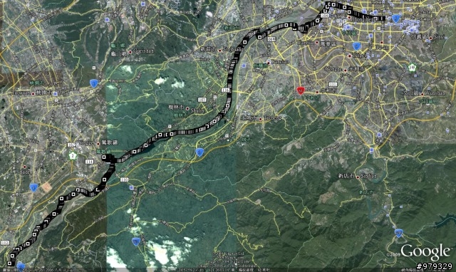 航跡分享: 北市忠孝復興-鶯歌老街-大溪