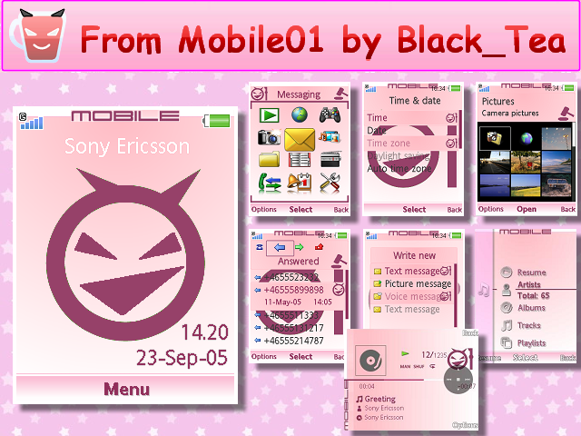 [240x320]Mobile01-Pink&Green更新~