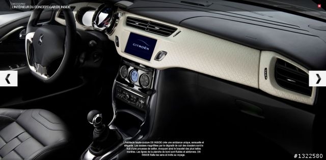 Citroen DS Inside 內裝新圖釋出