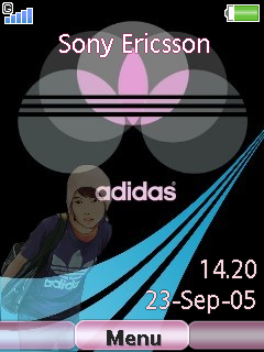 [240x320三鍵]愛迪達 adidas girl