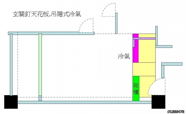 請問冷氣選擇和天花板的做法...