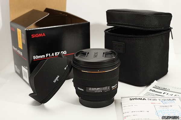 [開箱]Sigma 50mm/f1.4 EX DG 不負責任PK Canon 50mm/f1.8 II