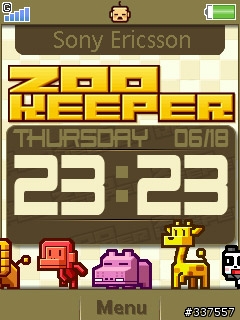 [240X320三鍵]Zoo Keeper主題+FLASH桌布(經網友試用覺得粉難用)新增手機板遊戲!!