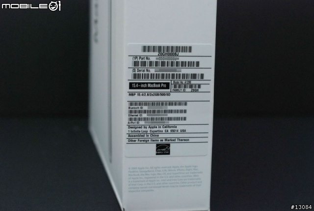 [開箱][更新]新 MacBook Pro 15" 含內部 & SATA資訊