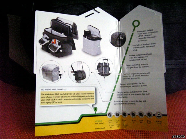 [不專業不勸敗分享] 國家地理頻道NG W5070雙肩&NG W2140單肩攝影包