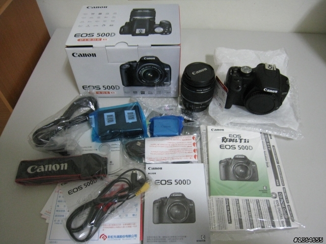 【開箱】生日禮物 Canon EOS 500D【入手新機】