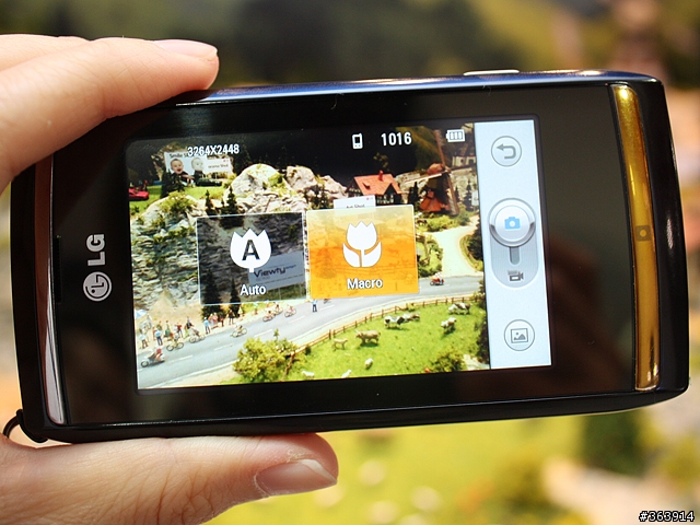 [LG新加坡電信展]  Viewty Smart GC900 拍照有類似DC的智慧模式