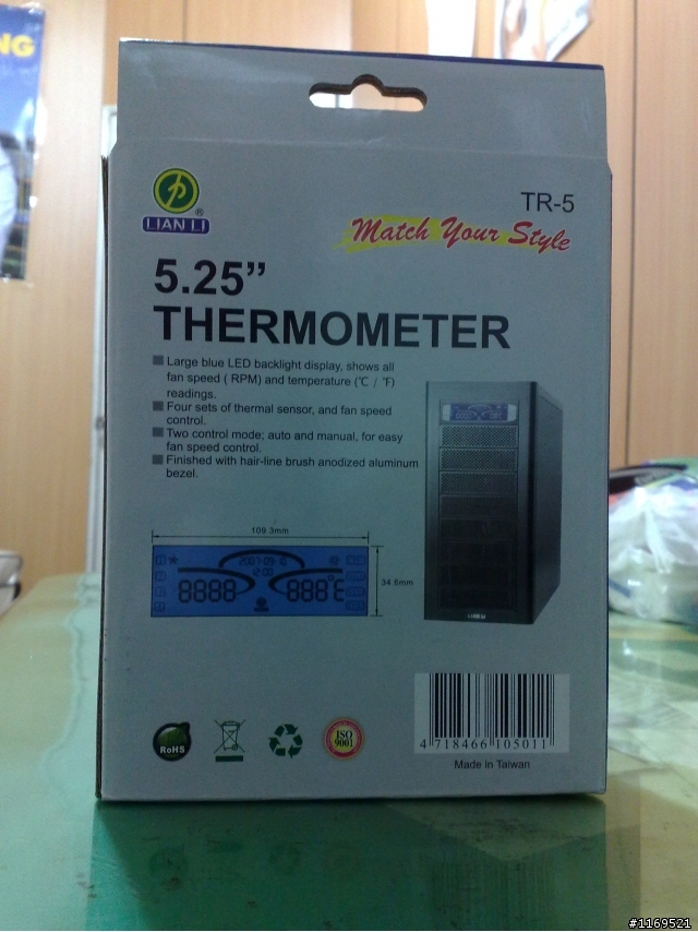 <開箱>鋁質螺絲和聯力TR-5風扇控制器