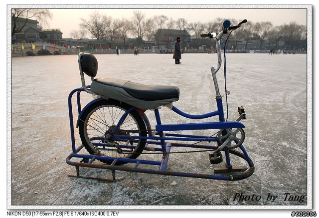 北京胡同裡的腳踏車