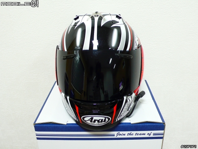 [開箱文]低調的華麗 ARAI SZ-RAM3 NAKANO 中野真矢 限量版彩繪帽