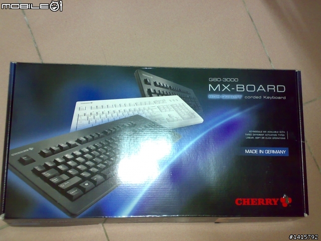 Cherry G80-3000黑色青軸無刻入手