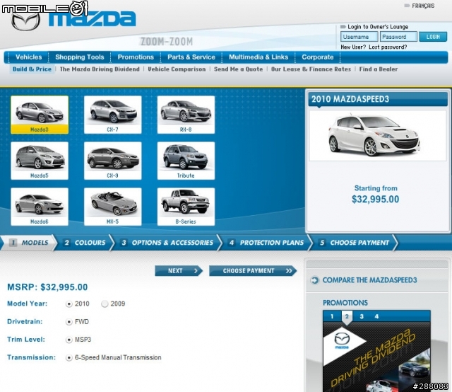 2010 Mazda SPEED3 在加拿大悄悄上市了....