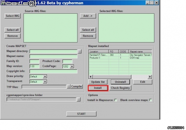 [簡易教學]使用MapSetToolKit來增加移除Mapsource圖資