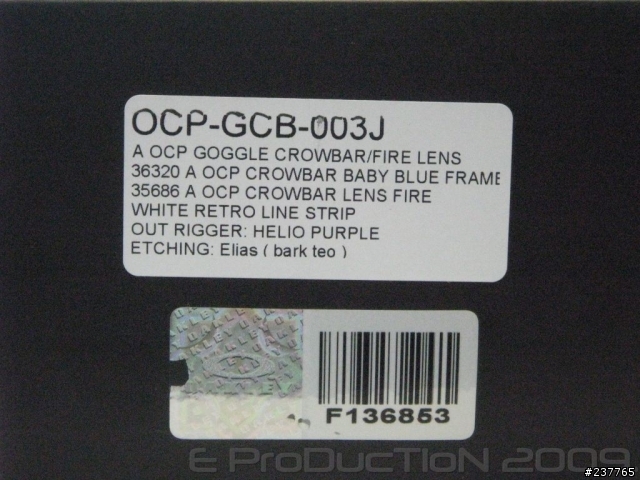Oakley Custom - 雪鏡 (多圖)