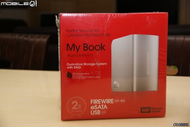 [不專業開箱]WD Mybook StudioII 2TB for MAC版 外接硬碟