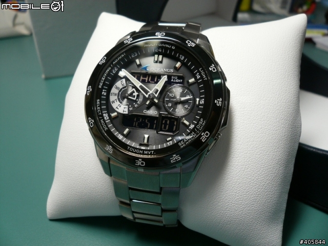 [開箱] CASIO OCEANUS OCW-T400TB 6局雙顯光動能鈦金屬電波錶