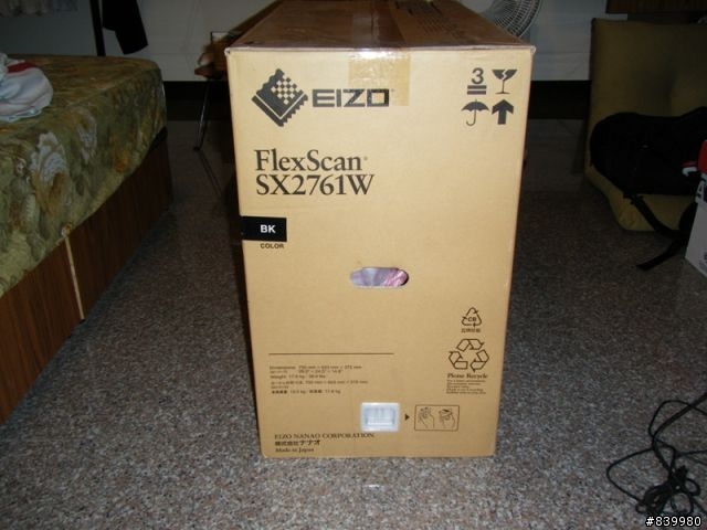 EIZO SX2761W 失戀中的開箱人