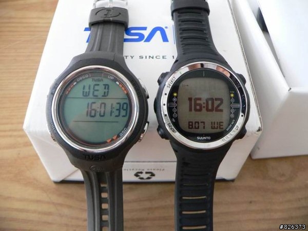 開箱對比SUUNTO D4 VS TUSA IQ-900潛水電腦錶