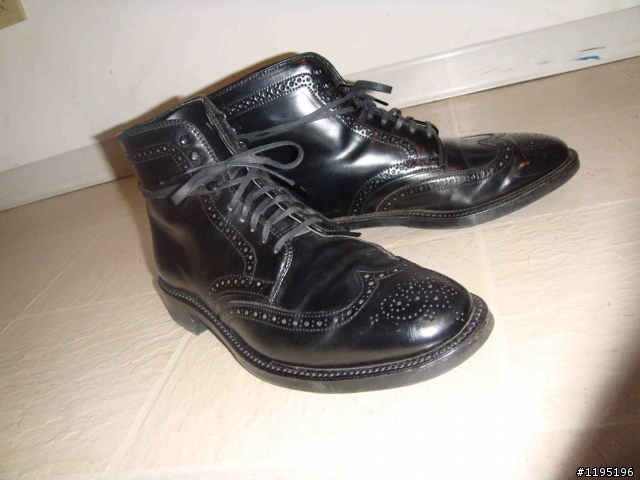 Alden Shell Cordovan #8 Wing Tip Boots開箱