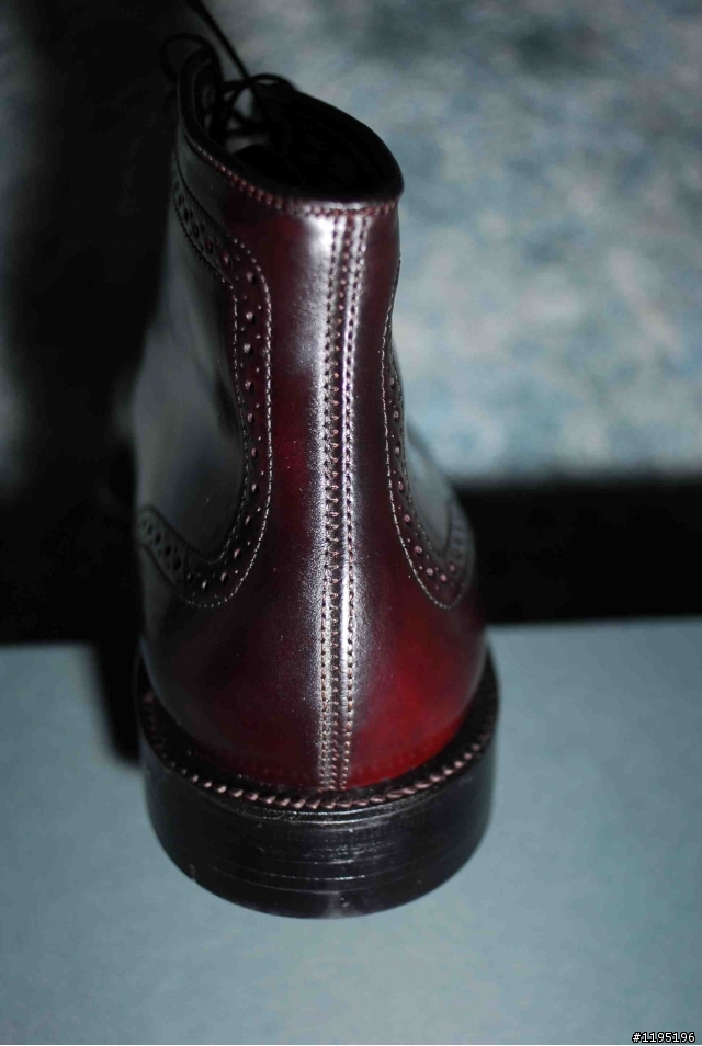Alden Shell Cordovan #8 Wing Tip Boots開箱