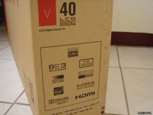﹝開箱文﹞~SONY KDL- 40V5500 ~不專業分享 (有買這台的可以來打個招呼)