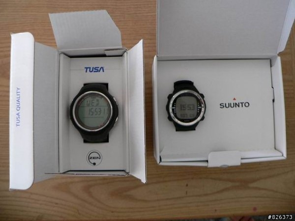 開箱對比SUUNTO D4 VS TUSA IQ-900潛水電腦錶