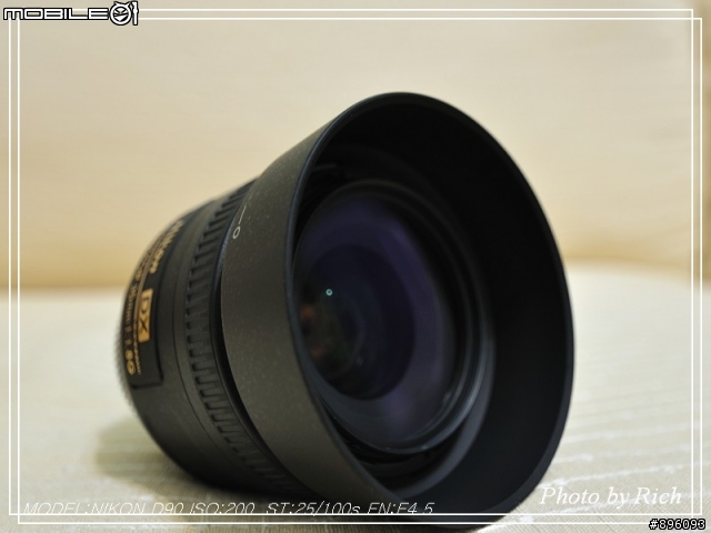 Nikon 35mm f/1.8G 簡易開箱