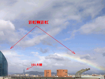 大太陽下看到彩虹