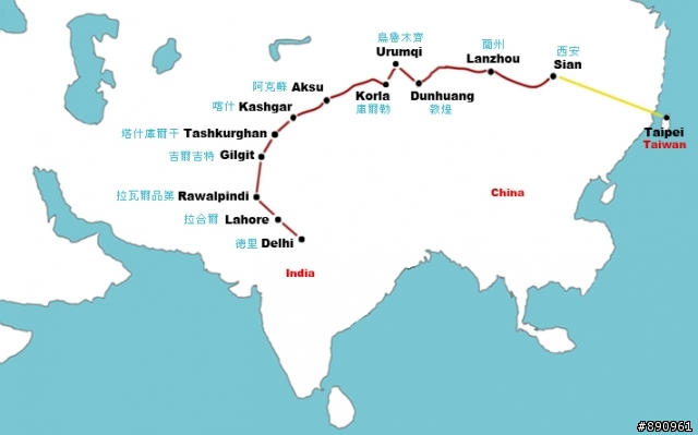 「請教」2009.9月兩兄妹想由絲路從西安騎自行車至印度