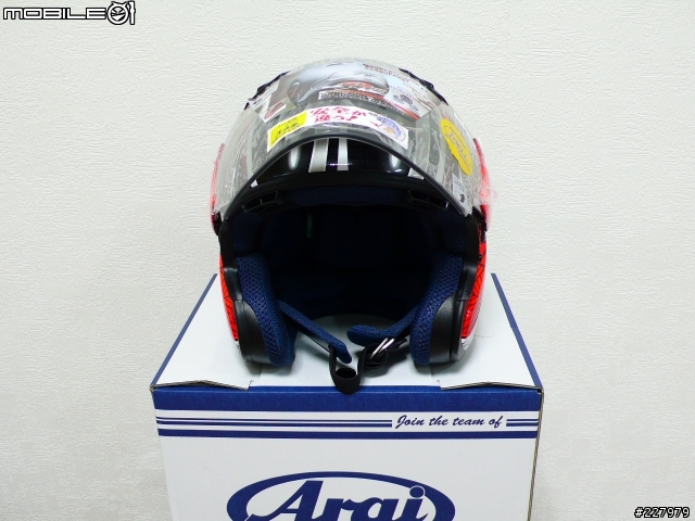 [開箱文]低調的華麗 ARAI SZ-RAM3 NAKANO 中野真矢 限量版彩繪帽